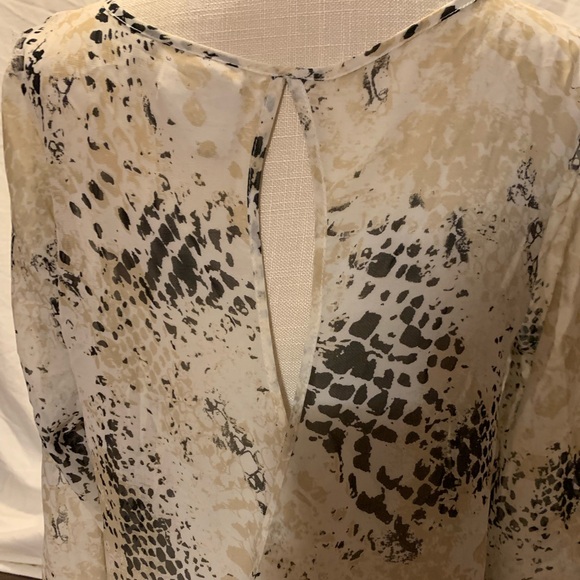 Pout Cream and Black Patterned Blouse - Picture 4 of 6